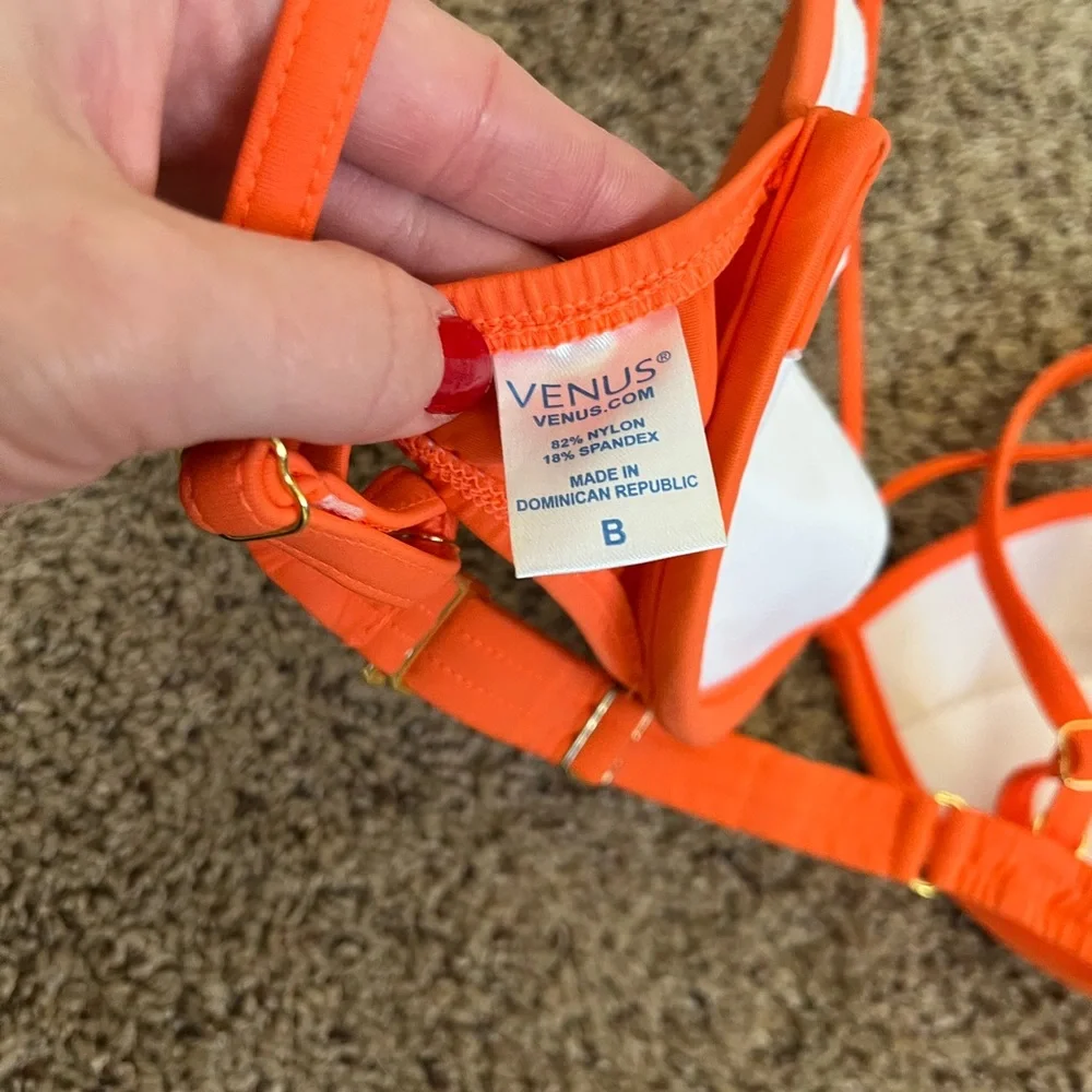 VENUS Coral Halter Bikini Set